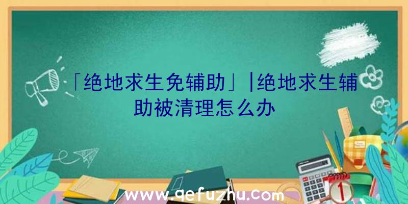 「绝地求生免辅助」|绝地求生辅助被清理怎么办